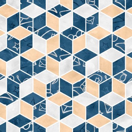 škola čar a kouzel modrá doplňková 723043 (vyberte materiál zimní softshell elastický (šíře 150cm) 280g  10000/10000)