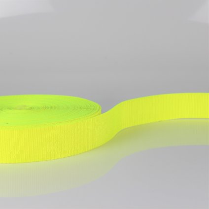 popruh 40mm - reflexní žlutá