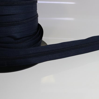 zip spirálový nekonečný No8 - modrá navy 330
