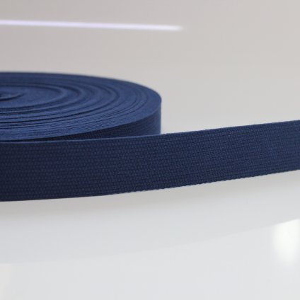 popruh bavlněný modrá navy