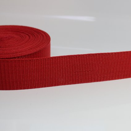 popruh 40mm - červená tmavší 162