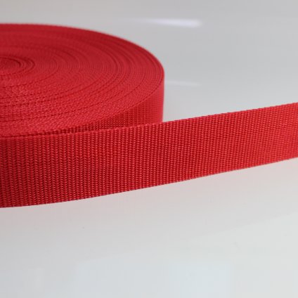 popruh 40mm - červená 4 DOPRODEJ!