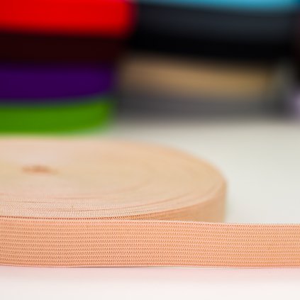 guma plochá galonová 20mm béžová 291 300189