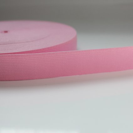 guma plochá galonová 25mm růžová světlá 300233