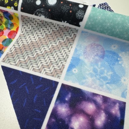 ZIMNÍ SOFTSHELL ELASTICKÝ vzorek materiálu