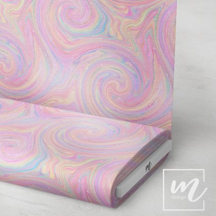 709027 duhový pastel swirl LÁTKA 3