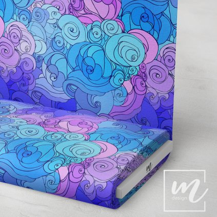 701107 abstrakt květiny duhové