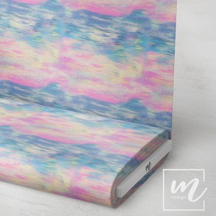 709050 duhový oceán látka 3