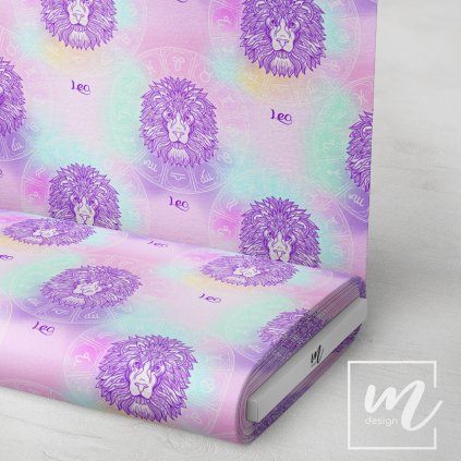 709065 duhové znamení LEV látka 3