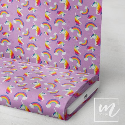 770009 4 jednorožci by Jana ruzova látka 3