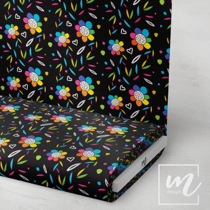 770010 duhové kytičky by Jana cerna látka 3