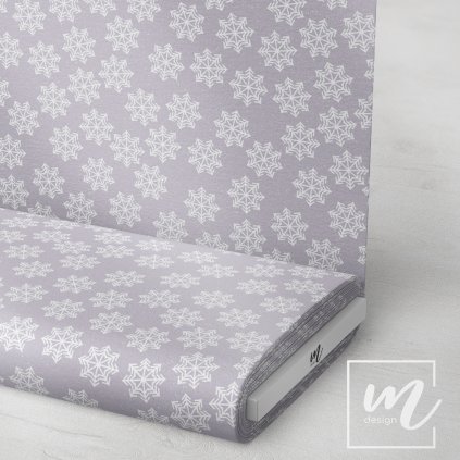 763016 zimní vločka látka 3