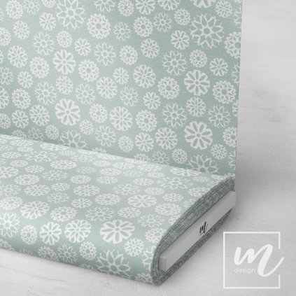 763023 zimní vzor látka 3