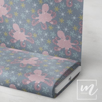 763050 zimní chobotnice látka 3