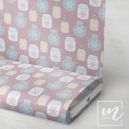 763053 zimní sklenice látka 3