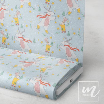 763077 lední medvěd látka 3