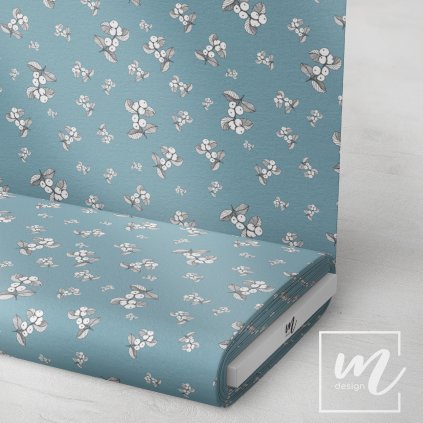 763133 zimní zvířátka látka 3