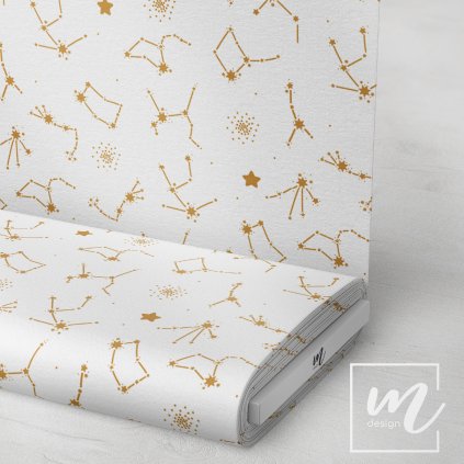 763178 zimní obloha na bílé látka 3