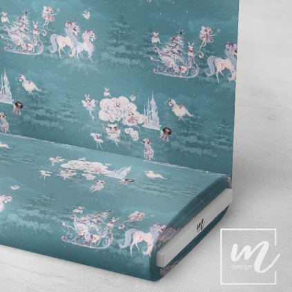 763222 zimní víla látka 3