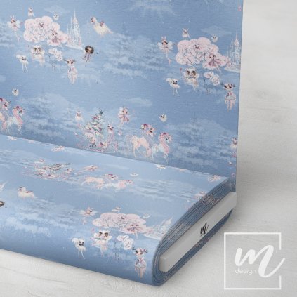 763226 zimní víla látka 3