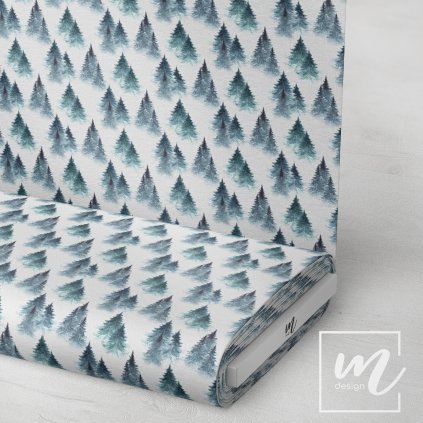 763249 zimní stromy látka 3