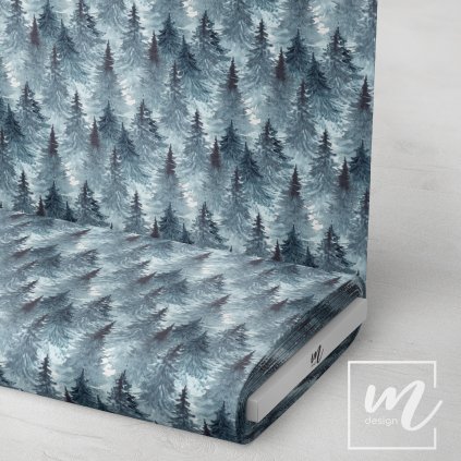 763253 zimní stromy látka 3