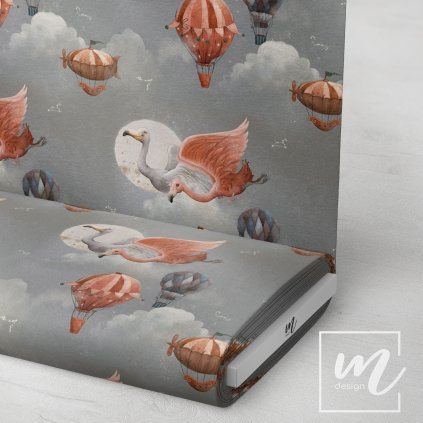 763261 zimní nebesa látka 3