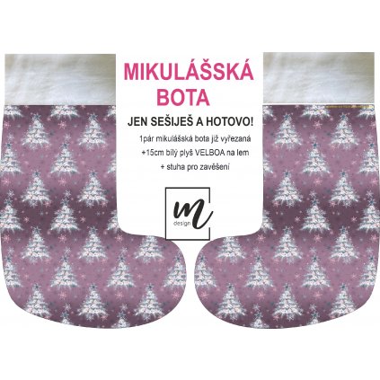 mikulášská bota 763224 zimní víla doplňková