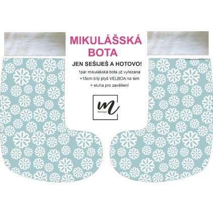 mikulášská bota 763017 zinmí vzor