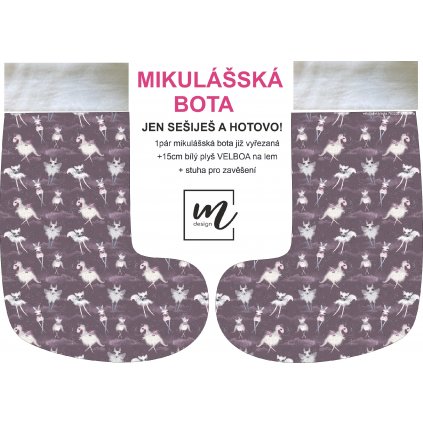 mikulášská bota 763228 zimní víla