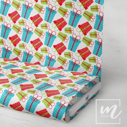 758012 vánoční dárky látka 3