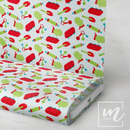 758058 vánoční pečení látka 3