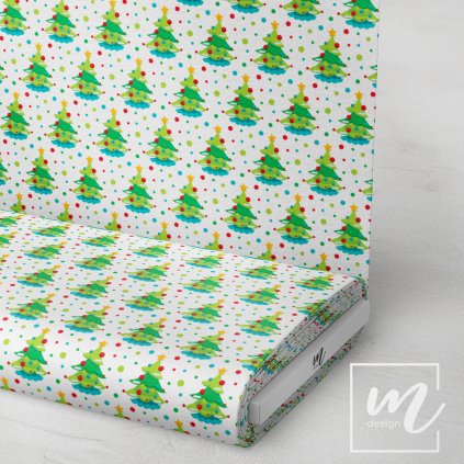 758078 vánoční stromeček látka 3