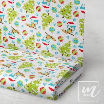 758120 vánoční sovička látka 3