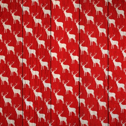 758158 sob na červeném dřevě