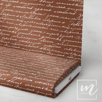 739008 8 písmo na hnědé látka 3