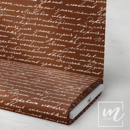 739008 9 písmo na hnědé látka 3