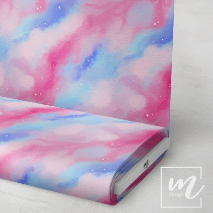709043 8 pastel space růžovo modrý LÁTKA 3