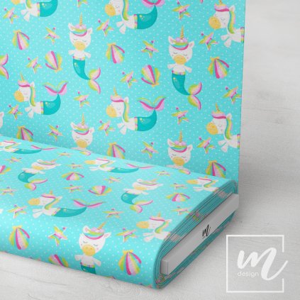 717026 jednorožec mořská panna látka 3