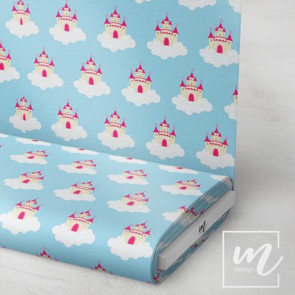 717068 zámek na obláčku látka 3