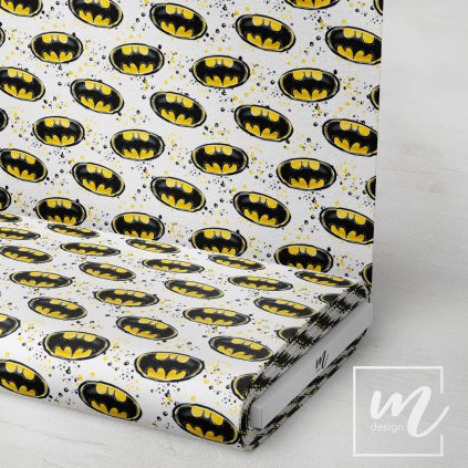 752001 batman na bílé LÁTKA 3