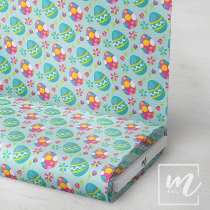 759018 velikonoční vajíčka barevné látka 3