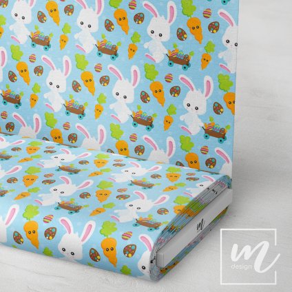 759025 velikonoční zajíček látka 3