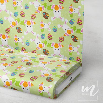 759028 velikonoční zajíček na zelené látka 3