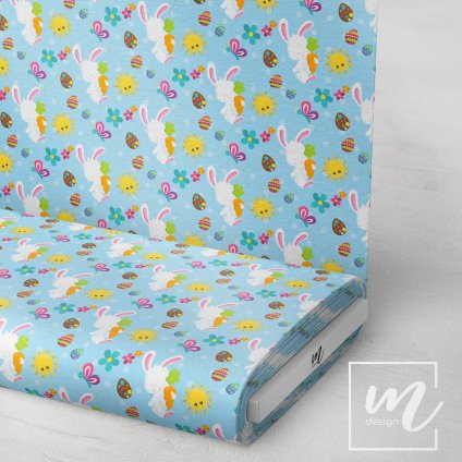 759030 velikonoční zajíček s mrkví látka 3