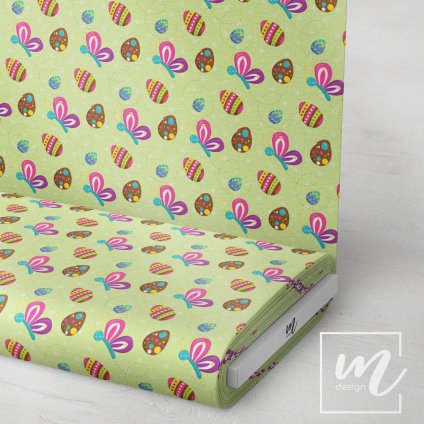 759033 motýlek a velikonoční vajíčka látka 3