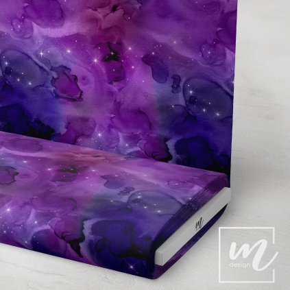 760017 galaxie fialovo růžová látka 3