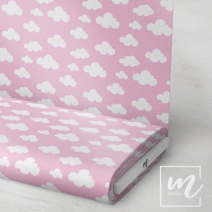 760031 mráččci na růžové látka 3