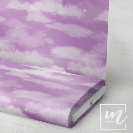760044 mraky světle fialová látka 3