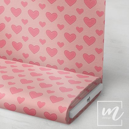 757012 srdce s čárkami látka 3